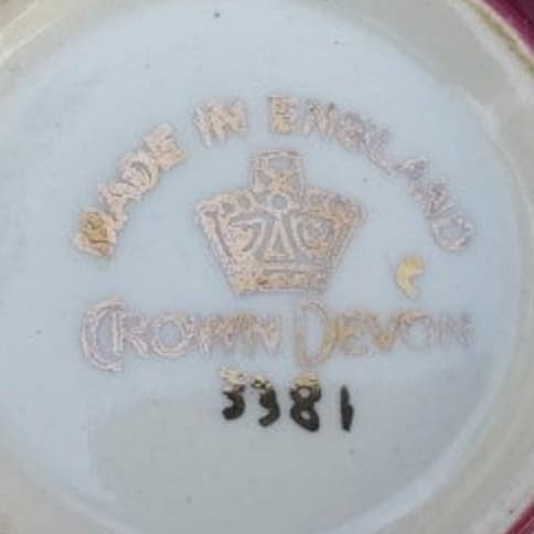 Crown Devon Marks